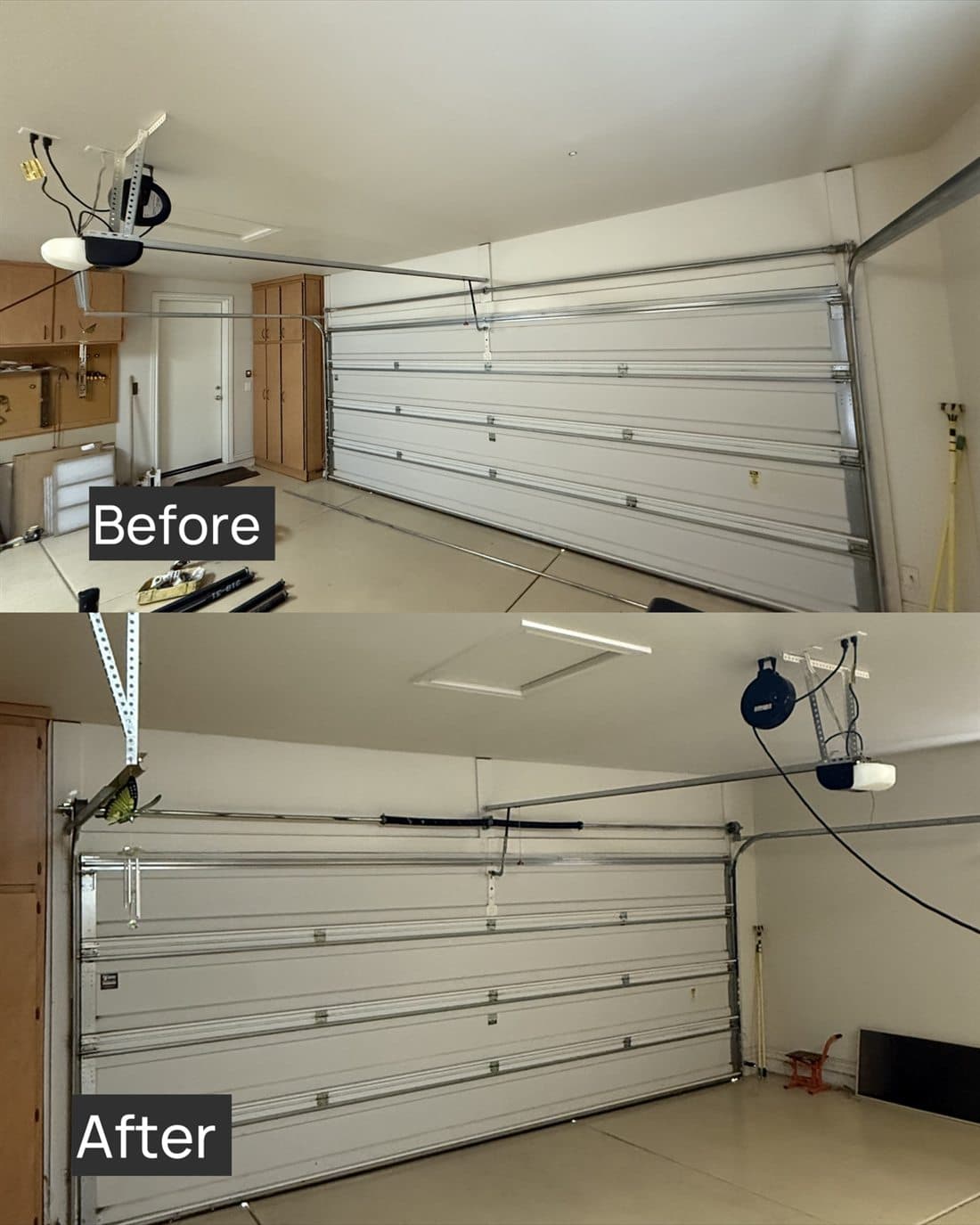 Torsion System Upgrade — before and after by Desert Spring