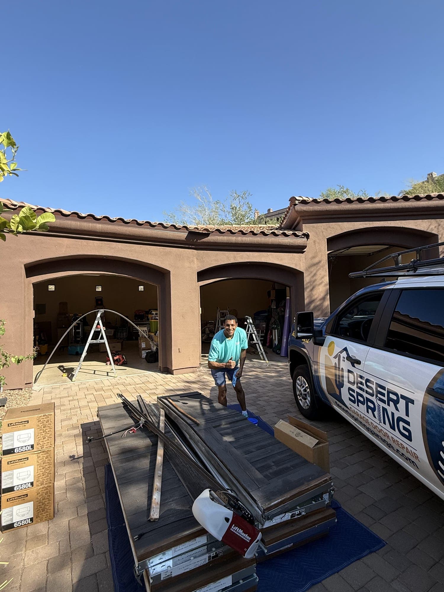 Garage Door Repair Apache Junction Garage door installation and repair project in Apache Junction, AZ by Desert Spring Garage Door Repair