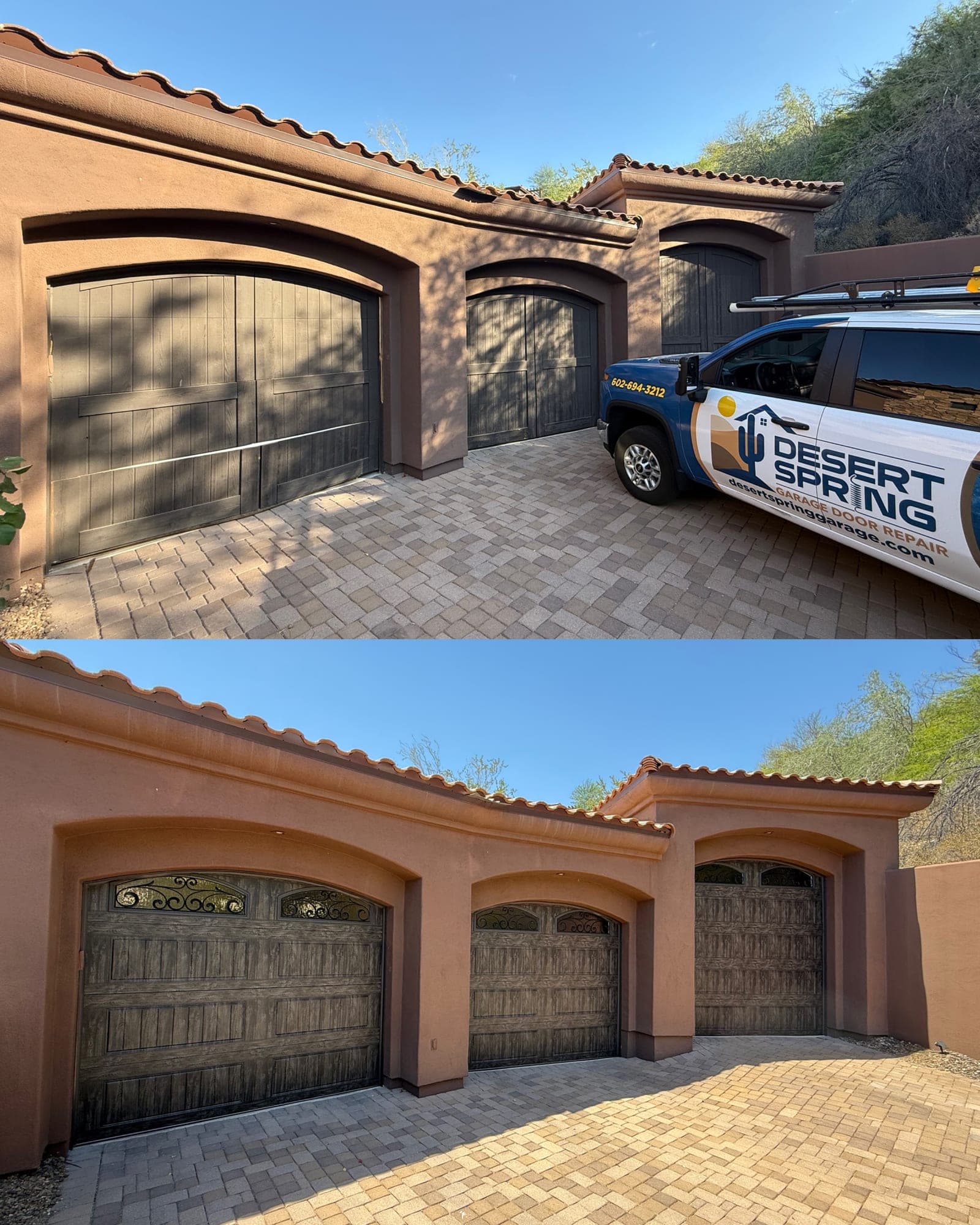 Garage Door Repair Gilbert Garage door installation and repair project in Gilbert, AZ by Desert Spring Garage Door Repair