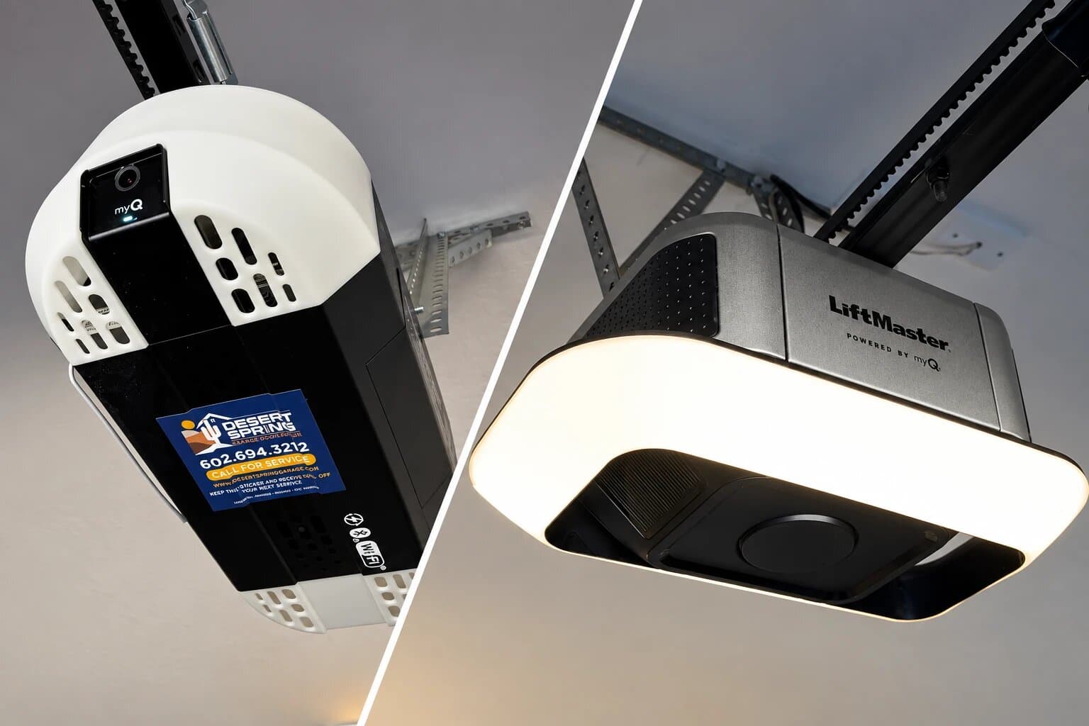 LiftMaster garage door opener installed by Desert Spring in Phoenix, AZ