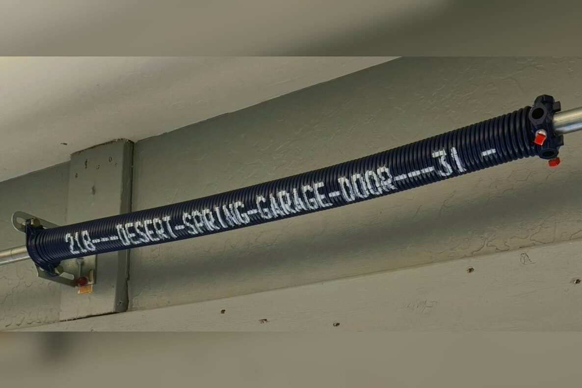 High-cycle garage door torsion spring installed by Desert Spring in Phoenix